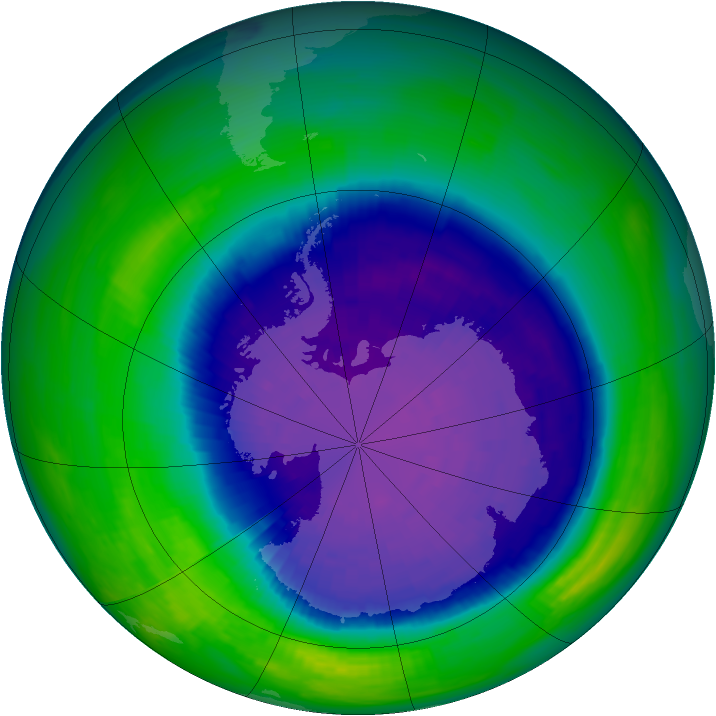 Ozone Map 1994-09-22